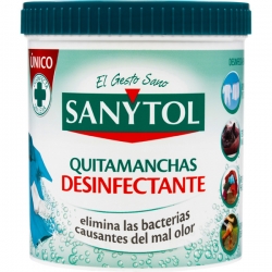 Limpiador desinfectante quitamanchas sanytol tarro 450gr