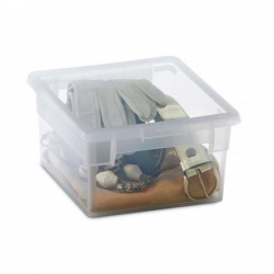 Caja organizadora multiusos light box transparente 2,5 litros