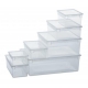 Caja organizadora multiusos light box transparente 2,5 litros