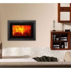 Estufa de leña panadero insert c-720-s ecodesign con ventilador