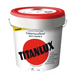 Pintura titanlux lavable cobertura total 4 litros blanco