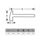 Martillo ebanista bahco 483-30 500 g