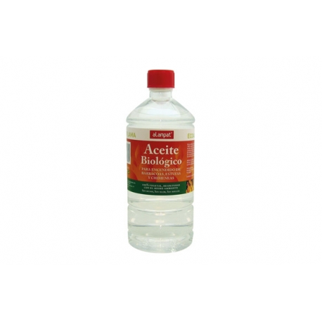 Aceite biologico para encendido barbacoas 1l 100% natural