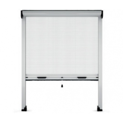 Mosquitera para ventana enrollable vertical heyac 100x150 cm blanco