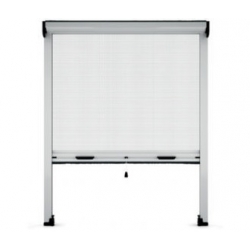 Mosquitera para ventana enrollable vertical heyac 100x150 cm blanco