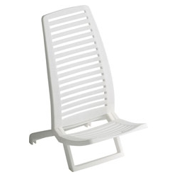 Silla de playa propileno alco blanco