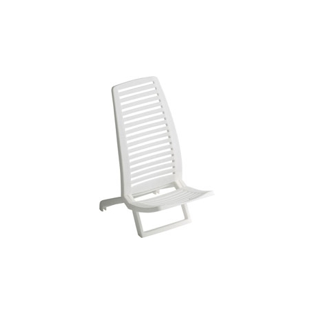 Silla de playa propileno alco blanco