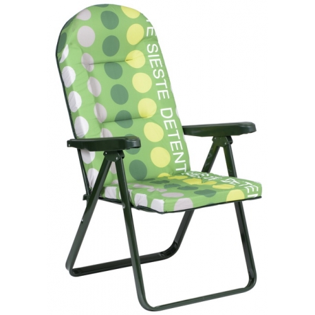 Sillon relax acero verde alco 777vor