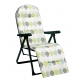 Sillon tumbona relax alco 5 posiciones acero hojas