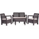 Conjunto jardin keter tarifa lounge marron