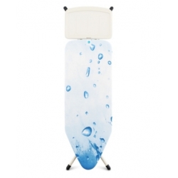 Tabla de planchar brabantia ice water 124x45cm soporte solido unidad de vapor