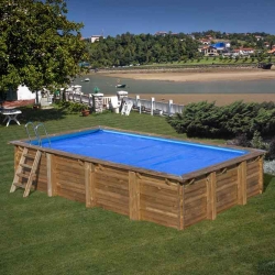 Cubierta verano piscina gre lemon cv790204 - 345x170 cm
