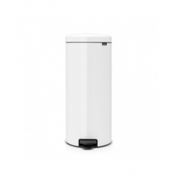 Cubo de basura brabantia 30 l blanco newicon