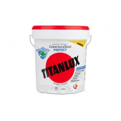 Pintura plastica titan antibacterias blanco 12,5 l