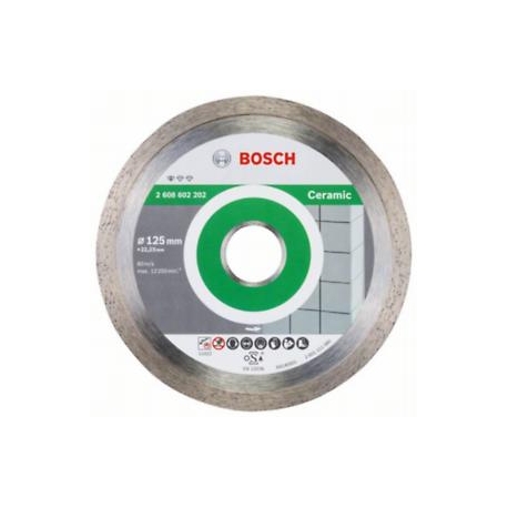 Disco de diamante bosch 125mm standard ceramic