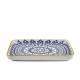 Bandeja rectangular porcelana h&h multidecorado