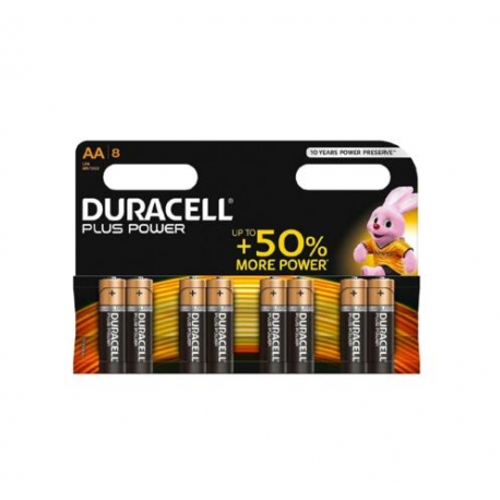 Pila duracell aa lr06 plus power 8 unidades