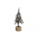 Arbol navidad led verde nevado