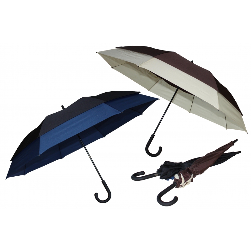 Cena barrera Min ⇒ Paraguas doble capa automatico ▷ Precio. ▷ Comprar con los Mejores  Precios. Ofertas online