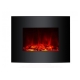 Chimenea electrica con pie climacity che-340 frontal curvo 2000 w