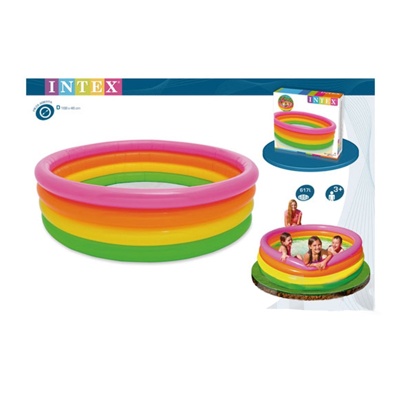 Intex Piscina Bebé 3 Aros Sunset