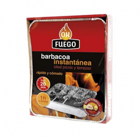 Barbacoa instantanea ok fuego 1 uso