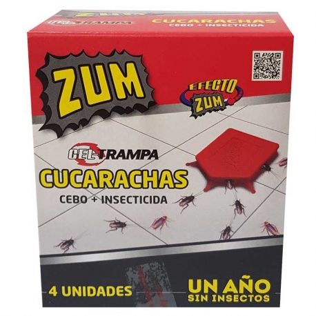 Gel trampa cucarachas zum 4 unidades