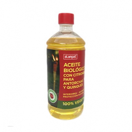 Aceite para antorchas alampat biologico con citronela 750 ml