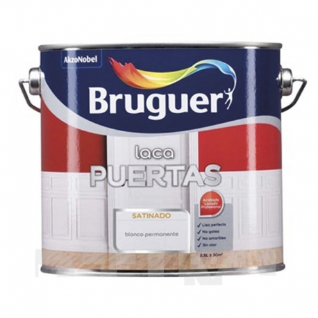 Laca para puertas bruguer blanco permanente 2.5 l