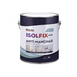 Pintura antimanchas beissier isolfix plus blanco 4l