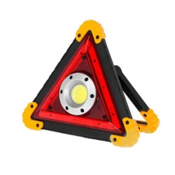 Linterna led portatil matel cob recargable triangulo