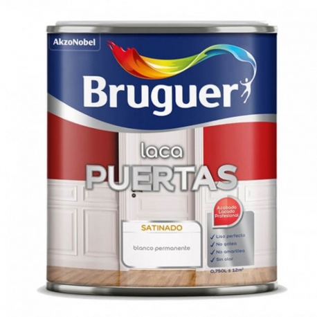 Laca para puertas bruguer blanco permanente 750 ml