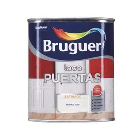 Laca para puertas bruguer blanco roto 750 ml