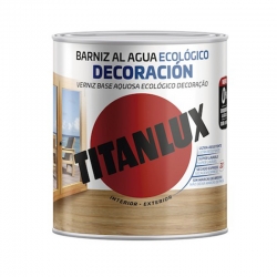 Barniz ecologico titanlux incoloro satinado 750 ml