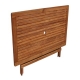 Mesa plegable rectangular 125 x 80 cm madera tropical acacia fsc