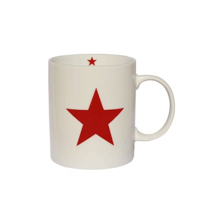 Taza mug porcelana aramis estrella roja