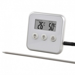 Termometro cocina con sonda y temporizador