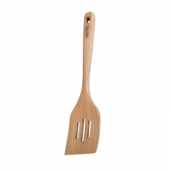 Espatula de cocina perforada madera haya 30 cm ibili