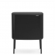 Cubo brabantia bo touch bin negro mate 11+23 l