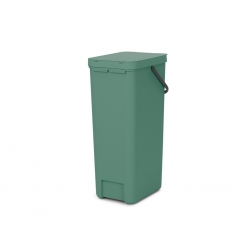 Cubo de reciclaje brabantia sort and go verde 40 l