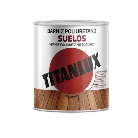Barniz para suelos satinado titanlux 750 ml