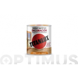 Barniz tinte brillo titan para madera 250 ml cerezo