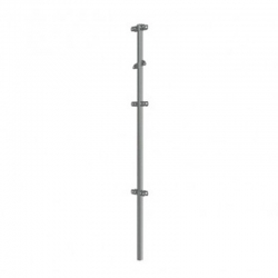 Poste refuerzo kit torres 1,5-1,85m galvanizado