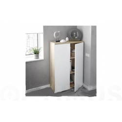 Estanteria oficina 2 puertas fores brico 119 x 80 x 33 cm