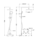 Columna termostatica ducha genebre oslo cromado con kit