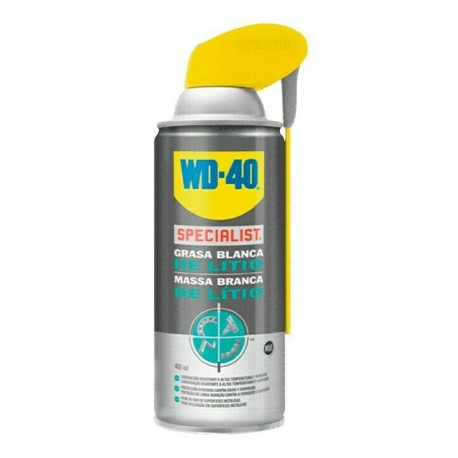 Specialist grasa blanca de litio wd-40 doble accion spray 400 ml