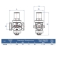 Valvula reductora de presion genebre a piston redux-ge 1"