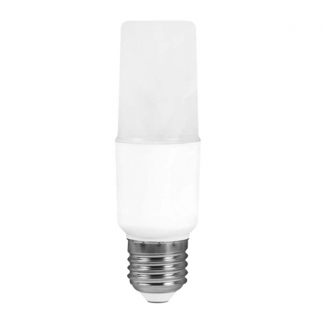 Bombilla led tubular t37 e27 10w 1000 lumenes luz fria matel