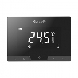 Termostato inalambrico smart wifi garza negro