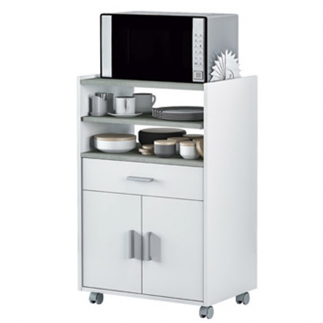 Mueble fores brico basic microondas blanco